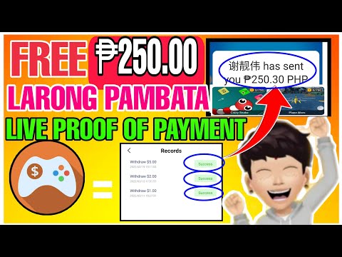 FREE ₱250 PAYPAL MONEY | MAGLALARO KALANG NG PAMBATA | LIVE WITHDRAWAL PROOF
