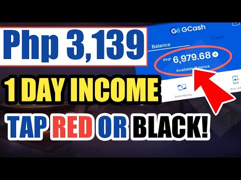 FREE GCASH: P3,139 PER DAY JUST TAP COLOR RED OR BLACK! – (Earn Money Online 2022)