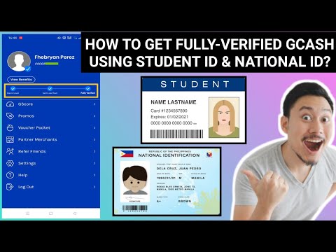 How to Fully-Verify GCash using School ID and National ID? | Fast & Legit 💯