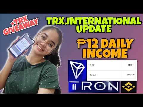 3.72 TRX OR ₱12 ANG DAILY EARNINGS KO SA TRX INTERNATIONAL : MAY PUHUNAN + MAMIMIGAY NG TRX