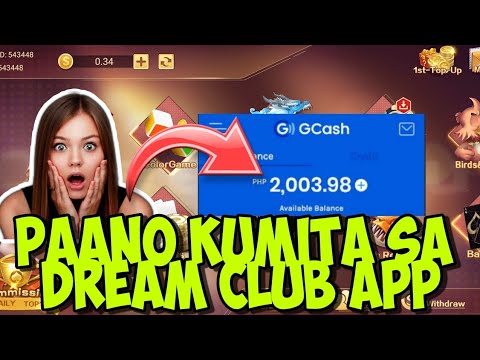 Dream club app cash out tutorial | paano magregister at mag cash out sa dream club via gcash