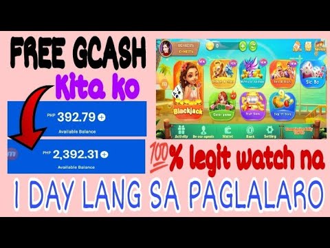 FREE GCASH…MAGLALARO KA LANG KIKITA KANA…