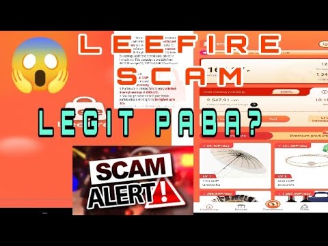 LEEFIRE | SCAM ALERT😱LEGIT PABA? ANG KATOTOHAN SA APPS NA LEEFIRE😪