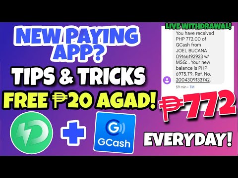 NEW PAYING APP! ₱772 DIRETSO GCASH, FREE ₱20 AGAD! ARAW ARAW PAYOUT, FAST PAYMENT, UNLI-GCASH MONEY