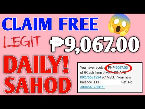CLAIM FREE ₱9,067 FOR FREE DAILY SAHOD DIRECT GCASH !