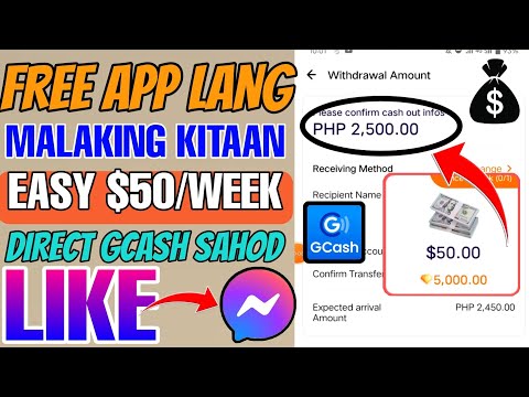 FREE GCASH: HOW TO EARN $50/₱2500💸 PER WEEK ! GAMIT ANG APP NA PARANG MESSENGER | DIRECT GCASH