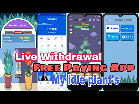 FREE PAYING APP|LIVE WITHDRAWAL MY IDLE PLANTS|DIRECT TO GCASH|100% LEGIT| Mary Grace Vlog's
