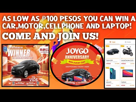 JOY GO ANNIVERSARY RAFFLE! |WIN CAR,MOTOR,CELLPHONE AND LAPTOP! AS LOW AS ₱100!