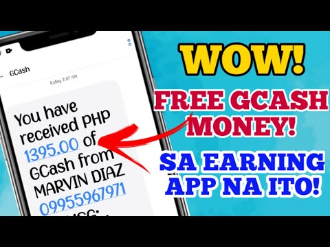 MAY LIBRENG GCASH MONEY SA EARNING APP NA ITO/₱1395 LIBRE LANG/LEGIT NA LEGIT WITH OWN PROOF