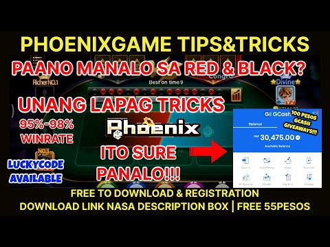 MUST WATCH BAGONG UPDATE SA RED& BLACK PHOENIXGAME | FREE GCASH MONEY | TIPS & Love
