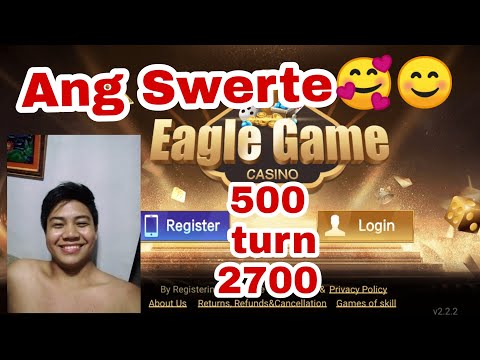 500 TURN 2700! ANG SWERTE! PATTERN PATTERN LANG TALAGA! #eaglegame