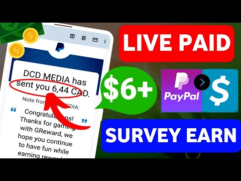 $6 Live Withdrawal||Paypal Payment Proof|Greward Earn App|How To Make Money Online 2022
