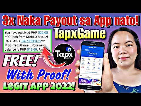 ₱500 Direct Gcash For Free | Tapxgame Tutorial | Legit Gcash Paying App 2022 with proof |