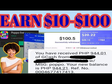 EARN FREE $14 OR 700 WEEKLY | POPPO LIVE APP | DIRECT GCASH 2023