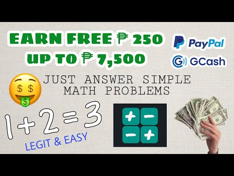Free GCash / Paypal | Earn up to ₱ 7,500 Just Solve Simple Math Problems | Math Plus Application