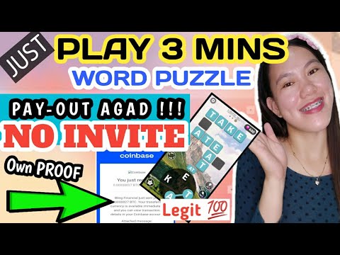FREE GCASH PLAY 3 MINS WORD PUZZLE| Cashout Agad | Live Withdrawal | No invitation