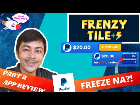FREE PAYPAL 20$ | AFTER 2 DAYS WAITING | FRENZY TILE APP REVIEW | PART 2 | LEGIT??
