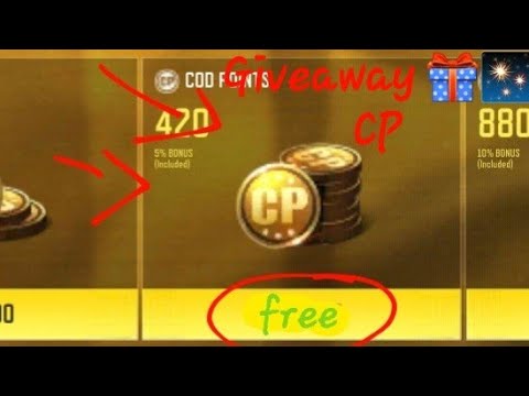 giveaway🎁✨ A ||free CP on codm||🥳💯👍