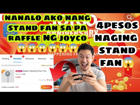 JOYGO | NANALO AKO NANG STAND FAN | SA HALAGANG 4PESOS | 😱