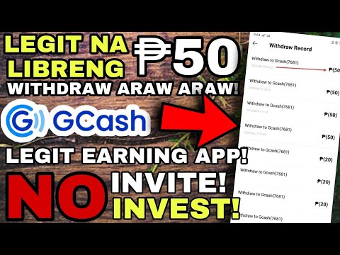 LEGIT FREE ₱50 WITHDRAW ARAW ARAW! No Invite! No Invest! 100% FREE & LEGIT! Legit Earning App