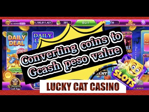 LUCKY CAT CASINO || Free Coins converted to Gcash Peso Value || Android Earning App || #trending