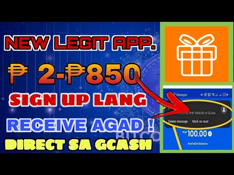 NEW! GCASH AGAD ! ₱850 SIGN-UP  BONUS |WALANG PUHUNAN| legit paying apps in Philippines 2022 (gcash)