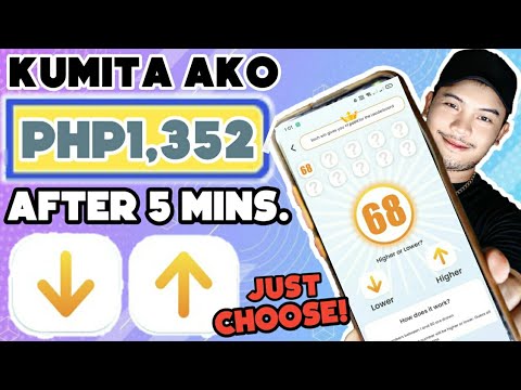 NEW RELEASE APP: ₱1,352 IN 5 MINUTES! JUST CHOOSE "LOWER OR HIGHER" | FAST CASHOUT