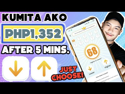 NEW RELEASE APP: ₱1,352 IN 5 MINUTES! JUST CHOOSE "LOWER OR HIGHER" | FAST CASHOUT