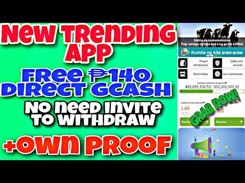 NEW TRENDING APP NGAYON FREE ₱140 DIRECT GCASH.NO NEED INVITE UNLI  PAYOUT.EARN MONEY ONLINE 2022