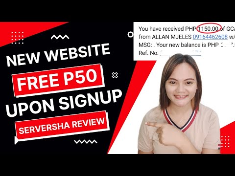 NEW WEBSITE FREE 50 UPON SIGNUP|LIVE WITHDRAWAL VIA GCASH|SERVERSHA REVIEW