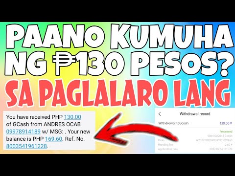 PAANO KUMUHA NG ₱130 PESOS SA PAGLALARO LANG! | BAGONG PAGKAKITAAN ONLINE | NEW APP 2022