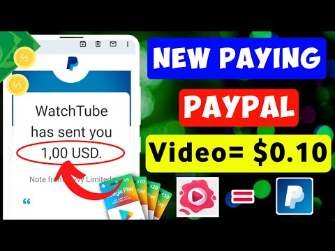 $1 INSTANT 🥰 PAYMENT||Watch Video Paypal Cash Earn|WatchTube App|How to earn money 2022