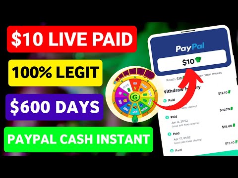 $600 DAYS|LIVE $10 PAYPAL PROOF|GAME APP|HOW TO EARN MONEY