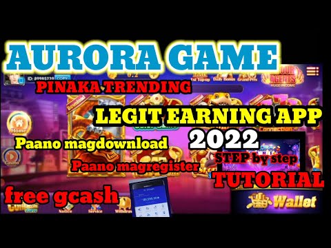 AURORA GAME PINAKABAGO/TRENDING NGAYON/LEGIT EARNING APP 2022/STEP BY STEP TUTORIAL/ KaSideLine TV