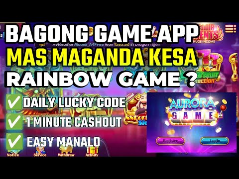 AURORA GAME TUTORIAL| MAS MAGANDA KESA RAINBOW GAME?