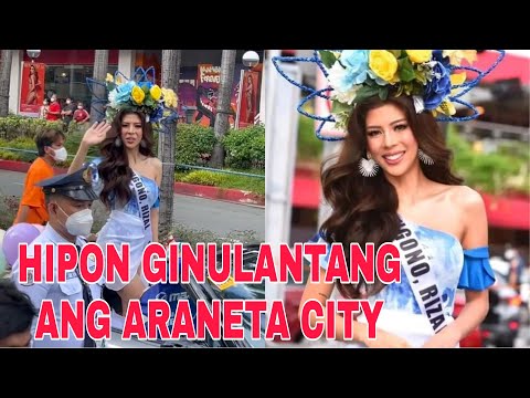 HIPON GIRL GINULANTANG ANG ARANETA CITY SA DAMI NANG FANS | BINIBINING PILIPINAS 2022 GRAND PARADE