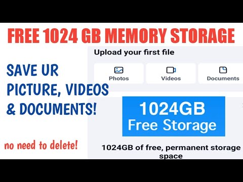 How to get FREE 1024 GB memory storage in your cellphone? Extra memory storage via TERABOX.