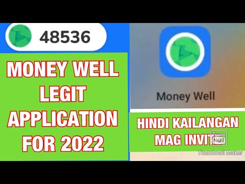 MONEY WELL APPLICATION 2022/ PAANO KUMITA NG PERA SA MONEY WELL