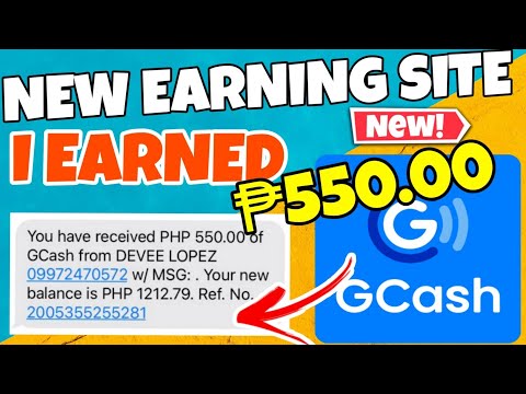 NEW PAYING SITE I EARNED GCASH WORTH OF ₱550.00 PESOS! RECEIVED AGAD-AGAD!