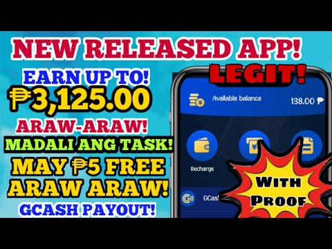 NEW RELEASED APP/EARN UP TO ₱3125 DAILY/MADALI ANG TASK/MAY FREE ₱5 DAILY/WITH PROOF/GCASH PAYOUT!