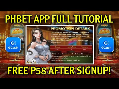 PHBET FULL TUTORIAL ( FREE ₱58 PESOS AFTER SIGNUP ) PHBET REVIEW || NEW TRENDING APP 2023