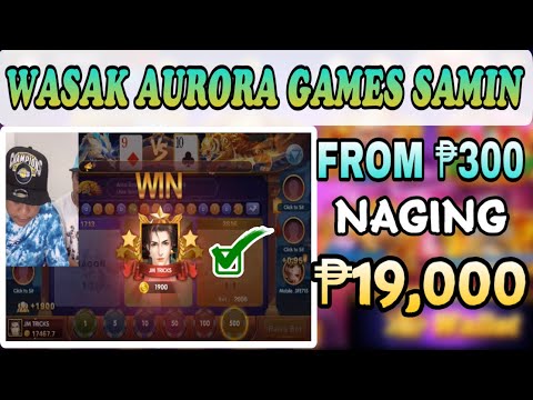 AURORA GAME WALANG KAWALA SAMIN NI BOSS GAMS|| 3 TYPES OF PATTERN YUNG LABASAN