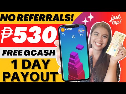 ₱530 FREE GCASH: TAP 1 SECOND CASHOUT na! PLAY STACKING BALL | LEGIT | WITH PROOF Free Gcash Money