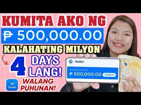 KUMITA AKO NG 500K (KALAHATING MILYON) IN JUST 4 DAYS! WALANG PUHUNAN, DIRECT SA GCASH