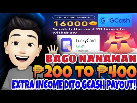 NEW FREE GCASH : ₱200 – ₱400 MAG SCRATCH KA LANG NANG CARDS 30 TIMES DAILY | LUCKY CARD APP REVIEW