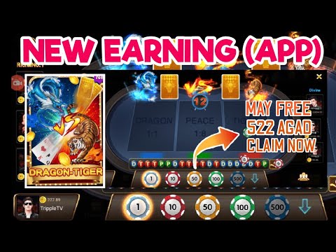 NEW PAYING APP ( DRAGON VS TIGER) + (COLOR GAME) PLAY TIME !