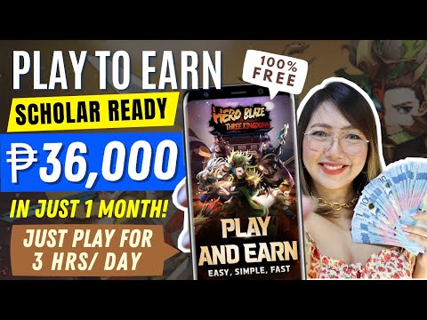 NEW PLAY TO EARN NA SCHOLAR READY | EARN ₱36,000 PER MONTH NG WALANG PUHUNAN | HERO BLAZE