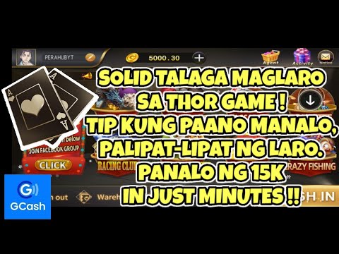 SOLID NG LARO SA THOR GAME | PALIPAT LIPAT | PANALO 15K IN JUST MINUTES.