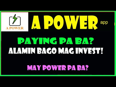 A POWER | A POWER | WITHDRAWAL UPDATE |  APOWER APP |  APOWER | A POWER APP | PAYING PA BA? ALAMIN