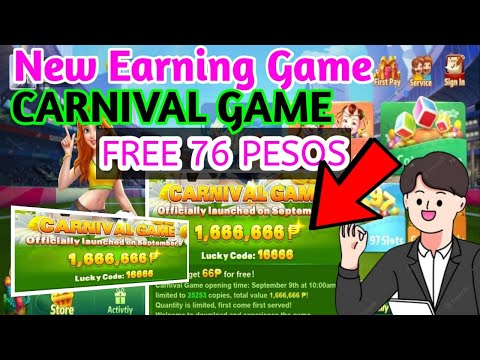 BAGONG RELEASE NA APP: CARNIVAL GAME FULL REVIEW | FREE 76 PESOS | DIRECT TO GCASH
